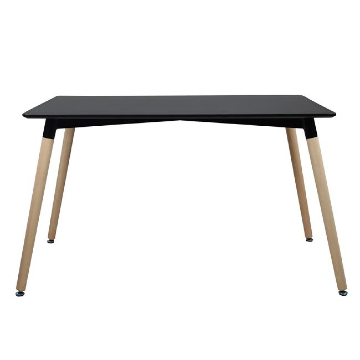 ΤΡΑΠΕΖΙ HM8697.02 MINIMAL, μαύρο MDF, ξύλινα πόδια οξιά, 160Χ90X74Υεκ. ΤΡΑΠΕΖΙ HM8697.02 MINIMAL, μαύρο MDF, ξύλινα πόδια οξιά, 160Χ90X74Υεκ.