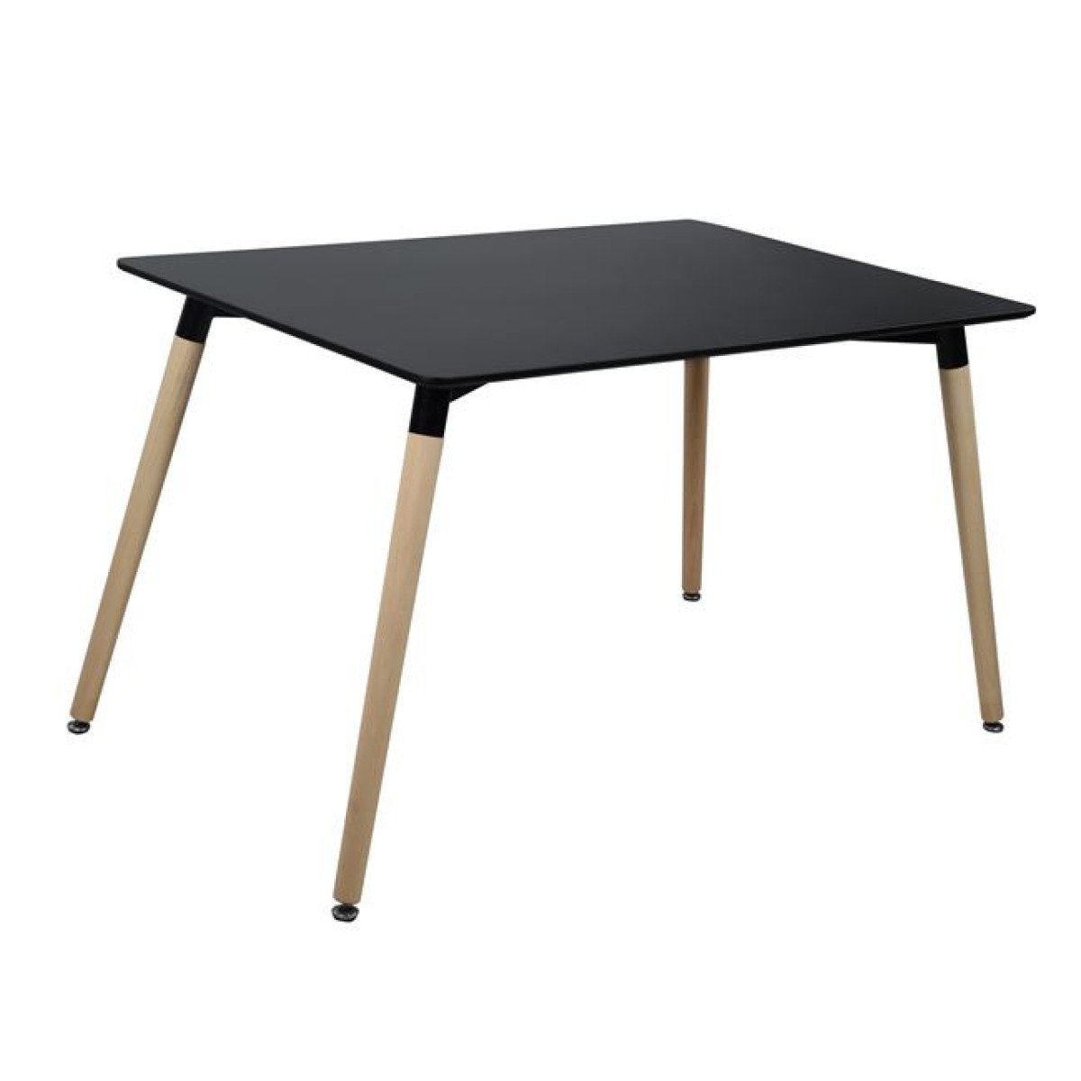 ΤΡΑΠΕΖΙ HM8697.02 MINIMAL, μαύρο MDF, ξύλινα πόδια οξιά, 160Χ90X74Υεκ. ΤΡΑΠΕΖΙ HM8697.02 MINIMAL, μαύρο MDF, ξύλινα πόδια οξιά, 160Χ90X74Υεκ.