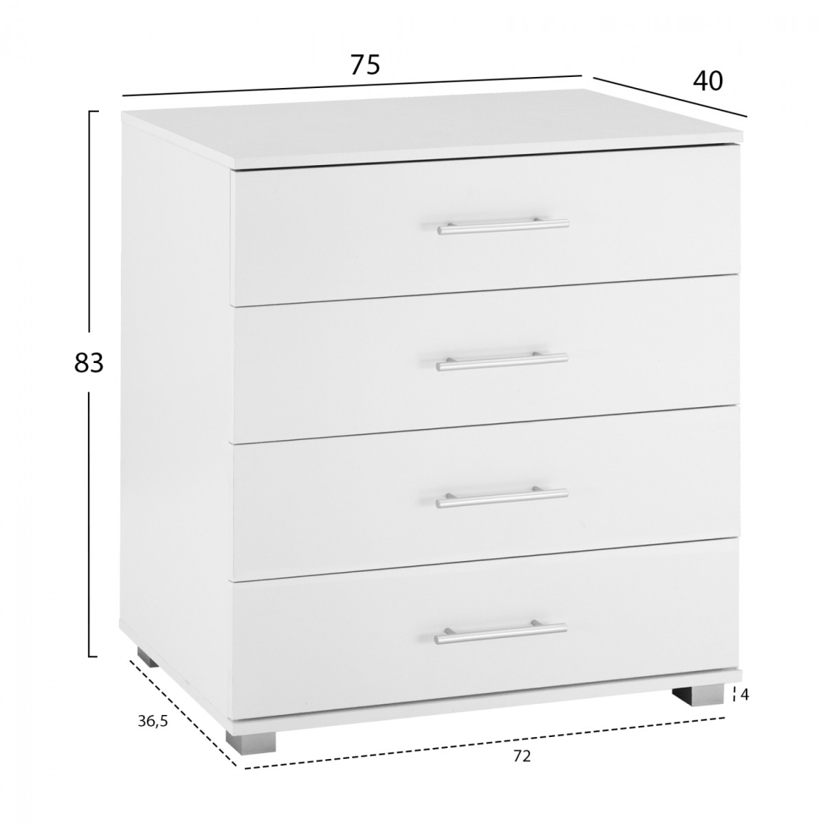 ΣΥΡΤΑΡΙΕΡΑ ΜΕΛΑΜΙΝΗΣ BRIANA HM2204.05 ME 4 ΣΥΡΤΑΡΙΑ ΛΕΥΚΗ 75x40x83Y εκ. ΣΥΡΤΑΡΙΕΡΑ ΜΕΛΑΜΙΝΗΣ BRIANA HM2204.05 ME 4 ΣΥΡΤΑΡΙΑ ΛΕΥΚΗ 75x40x83Y εκ.