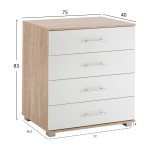 ΣΥΡΤΑΡΙΕΡΑ ΜΕΛΑΜΙΝΗΣ BRIANA HM2204.06 ME 4 ΣΥΡΤΑΡΙΑ SONAMA-ΛΕΥΚΟ 75x40x83Y εκ. ΣΥΡΤΑΡΙΕΡΑ ΜΕΛΑΜΙΝΗΣ BRIANA HM2204.06 ME 4 ΣΥΡΤΑΡΙΑ SONAMA-ΛΕΥΚΟ 75x40x83Y εκ.