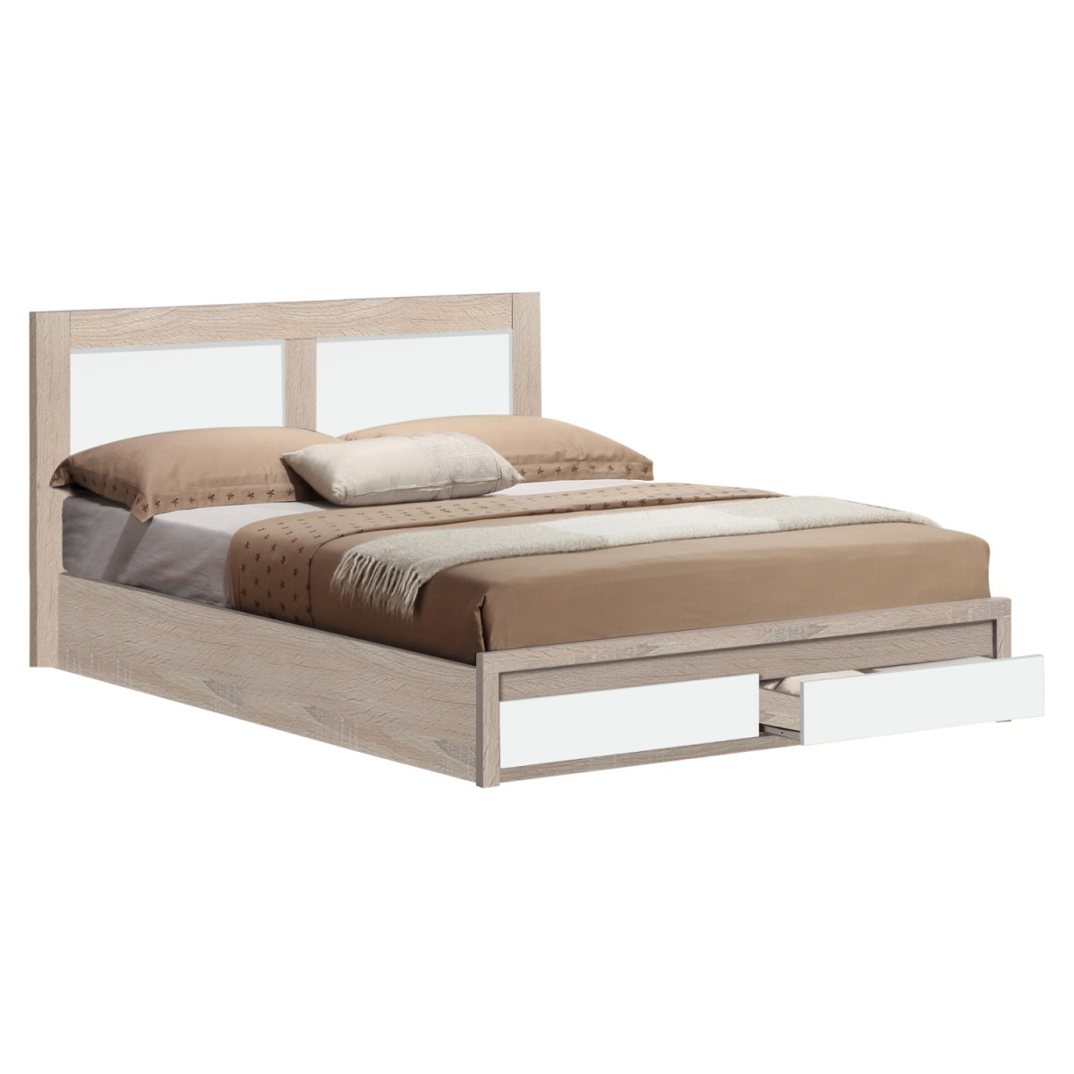ΚΡΕΒΑΤΙ CAPRI HM312.06 ΜΕ 2 ΣΥΡΤΑΡΙΑ SONAMA ΛΕΥΚΟ ΓΙΑ ΣΤΡΩΜΑ 150x200 εκ. ΚΡΕΒΑΤΙ CAPRI HM312.06 ΜΕ 2 ΣΥΡΤΑΡΙΑ SONAMA ΛΕΥΚΟ ΓΙΑ ΣΤΡΩΜΑ 150x200 εκ.