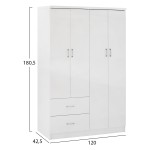 ΝΤΟΥΛΑΠΑ 4ΦΥΛΛΗ ME 2 ΣΥΡΤΑΡΙΑ BLAKELY HM339.05 ΛΕΥΚΗ 120Χ42,5Χ180,5 εκ. ΝΤΟΥΛΑΠΑ 4ΦΥΛΛΗ ME 2 ΣΥΡΤΑΡΙΑ BLAKELY HM339.05 ΛΕΥΚΗ 120Χ42,5Χ180,5 εκ.