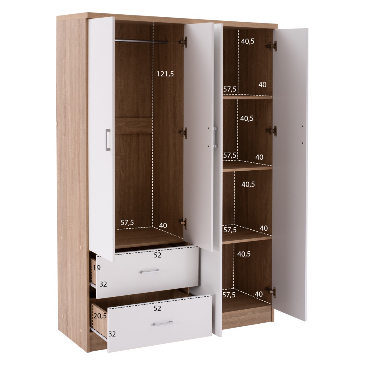 ΝΤΟΥΛΑΠΑ 4ΦΥΛΛΗ ME 2 ΣΥΡΤΑΡΙΑ BLAKELY HM339.06 SONAMA ΛΕΥΚΗ 120Χ42,5Χ180,5 εκ. ΝΤΟΥΛΑΠΑ 4ΦΥΛΛΗ ME 2 ΣΥΡΤΑΡΙΑ BLAKELY HM339.06 SONAMA ΛΕΥΚΗ 120Χ42,5Χ180,5 εκ.