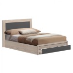 ΚΡΕΒΑΤΙ MELANY HM346.04 ΜΕ 1 ΣΥΡΤΑΡΙ SONOMA-ΣΚΟΥΡΟ ΓΚΡΙ ΓΙΑ ΣΤΡΩΜΑ 90Χ190 εκ. ΚΡΕΒΑΤΙ MELANY HM346.04 ΜΕ 1 ΣΥΡΤΑΡΙ SONOMA-ΣΚΟΥΡΟ ΓΚΡΙ ΓΙΑ ΣΤΡΩΜΑ 90Χ190 εκ.