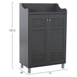 ΠΑΠΟΥΤΣΟΘΗΚΗ-ΝΤΟΥΛΑΠΙ KAILENA ΞΥΛΙΝΗ HM2230.10 ΓΚΡΙ 77x40x121,5 εκ. ΠΑΠΟΥΤΣΟΘΗΚΗ-ΝΤΟΥΛΑΠΙ KAILENA ΞΥΛΙΝΗ HM2230.10 ΓΚΡΙ 77x40x121,5 εκ.