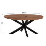 ΤΡΑΠΕΖΙ LEVINHO HM8482.11 OVAL 6εκ.ΠΑΧΟΣ ΜΑΣΙΦ ΞΥΛΟ MANGO 160x90x77Υ εκ. ΤΡΑΠΕΖΙ LEVINHO HM8482.11 OVAL 6εκ.ΠΑΧΟΣ ΜΑΣΙΦ ΞΥΛΟ MANGO 160x90x77Υ εκ.