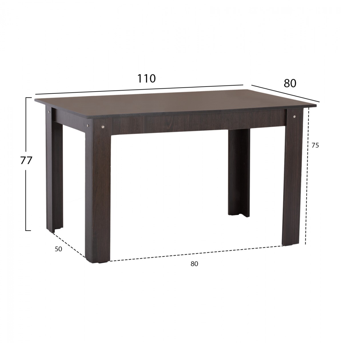 ΤΡΑΠΕΖΙ ΚΟΥΖΙΝΑΣ KELVIN 110x80x77Υεκ. WENGE HM2428.02 ΤΡΑΠΕΖΙ ΚΟΥΖΙΝΑΣ KELVIN 110x80x77Υεκ. WENGE HM2428.02