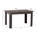 ΤΡΑΠΕΖΙ ΚΟΥΖΙΝΑΣ KELVIN 110x80x77Υεκ. WENGE HM2428.02 ΤΡΑΠΕΖΙ ΚΟΥΖΙΝΑΣ KELVIN 110x80x77Υεκ. WENGE HM2428.02