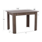 ΤΡΑΠΕΖΙ ΚΟΥΖΙΝΑΣ HM2428.05, 110x80x77Υεκ., SONOMA OAK TRUFFLE ΤΡΑΠΕΖΙ ΚΟΥΖΙΝΑΣ HM2428.05, 110x80x77Υεκ., SONOMA OAK TRUFFLE