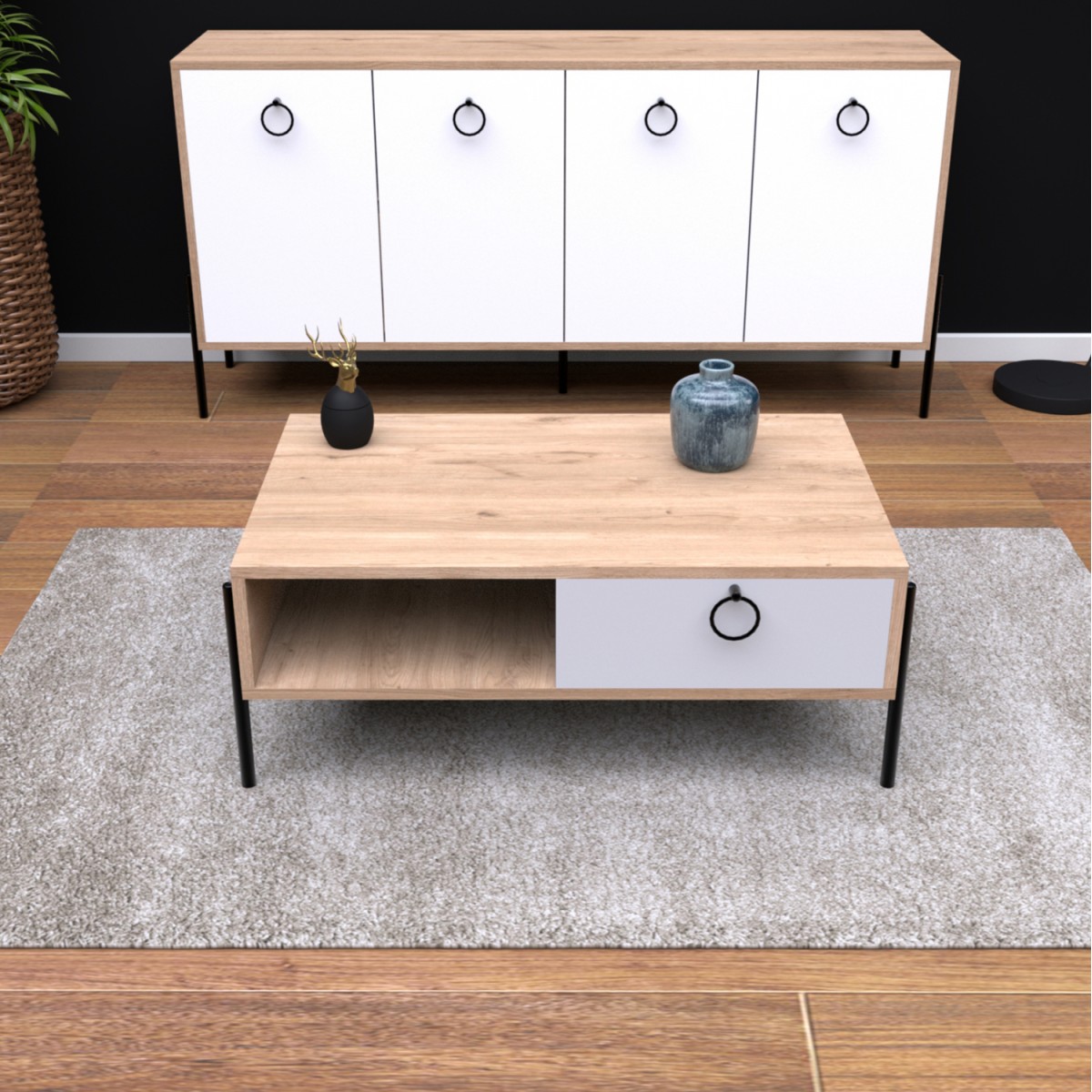 ΤΡΑΠΕΖΙ ΣΑΛΟΝΙΟΥ SONAMA ΛΕΥΚΟ HM9247.01 90x56x37,6 εκ. ΤΡΑΠΕΖΙ ΣΑΛΟΝΙΟΥ SONAMA ΛΕΥΚΟ HM9247.01 90x56x37,6 εκ.