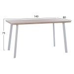 ΤΡΑΠΕΖΙ ΤΡΑΠΕΖΑΡΙΑΣ OFIRA 140X80 SONAMA ΜΕ ΛΕΥΚΑ ΠΟΔΙΑ HM8374.02 ΤΡΑΠΕΖΙ ΤΡΑΠΕΖΑΡΙΑΣ OFIRA 140X80 SONAMA ΜΕ ΛΕΥΚΑ ΠΟΔΙΑ HM8374.02