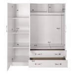 ΝΤΟΥΛΑΠΑ 3ΦΥΛΛΗ CARLY HM384.05 ΜΕ ΔΥΟ ΣΥΡΤΑΡΙΑ ΛΕΥΚΗ 150X55Χ180Υεκ. ΝΤΟΥΛΑΠΑ 3ΦΥΛΛΗ CARLY HM384.05 ΜΕ ΔΥΟ ΣΥΡΤΑΡΙΑ ΛΕΥΚΗ 150X55Χ180Υεκ.