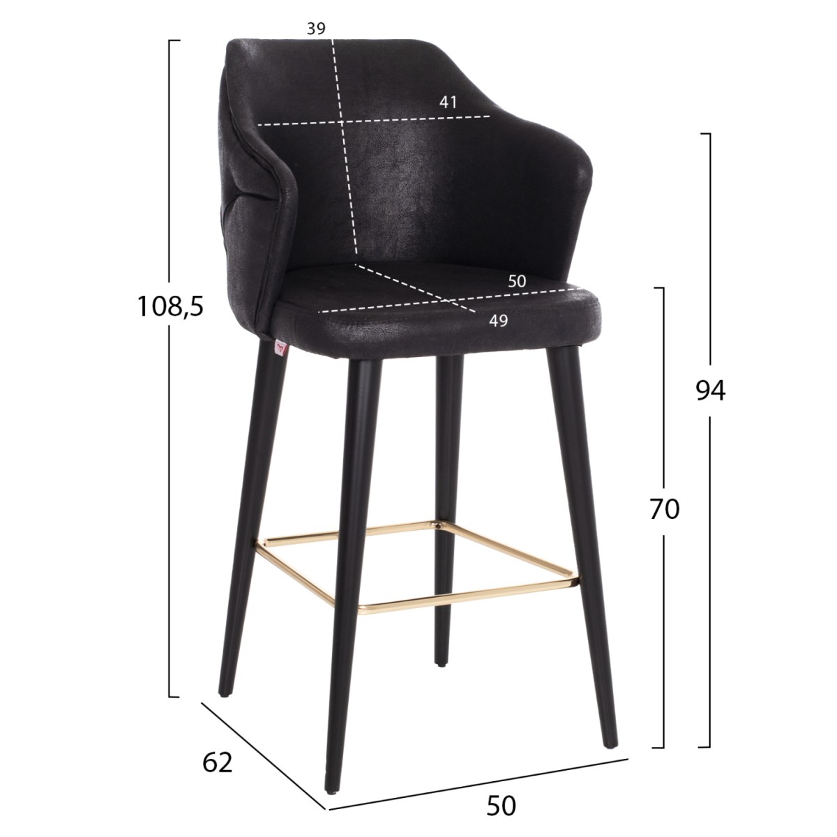ΣΚΑΜΠΟ BAR ΕΠΑΓΓΕΛΜΑΤΙΚΟ ALONZO HM9281.14 Τ.NUBUCK ΜΑΥΡΟ ΞΥΛΙΝΟ 50x62x108,5Υεκ. ΣΚΑΜΠΟ BAR ΕΠΑΓΓΕΛΜΑΤΙΚΟ ALONZO HM9281.14 Τ.NUBUCK ΜΑΥΡΟ ΞΥΛΙΝΟ 50x62x108,5Υεκ.