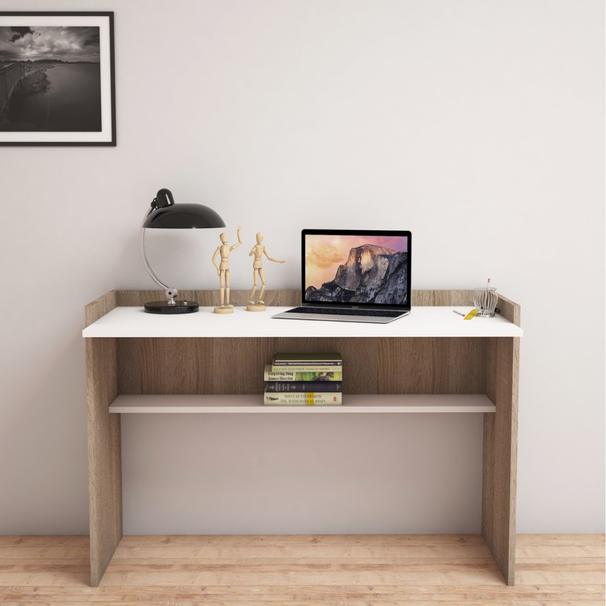 ΓΡΑΦΕΙΟ ΜΕΛΑΜΙΝΗΣ SONAMA ΛΕΥΚΟ 118x58x80Υεκ.HM9227.12 ΓΡΑΦΕΙΟ ΜΕΛΑΜΙΝΗΣ SONAMA ΛΕΥΚΟ 118x58x80Υεκ.HM9227.12