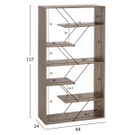 ΒΙΒΛΙΟΘΗΚΗ TARS HM2240.13 OLIVE GREY ΜΕΛΑΜΙΝΗ-ΜΑΥΡΕΣ ΜΕΤΑΛΛΙΚΕΣ ΒΕΡΓΕΣ 84x24x157Yεκ. ΒΙΒΛΙΟΘΗΚΗ TARS HM2240.13 OLIVE GREY ΜΕΛΑΜΙΝΗ-ΜΑΥΡΕΣ ΜΕΤΑΛΛΙΚΕΣ ΒΕΡΓΕΣ 84x24x157Yεκ.