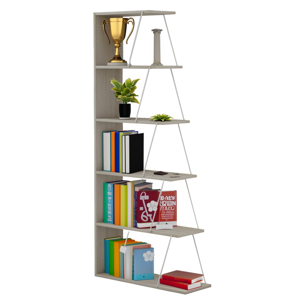 ΒΙΒΛΙΟΘΗΚΗ ΜΕΛΑΜΙΝΗΣ MINI TARS SONOMA ΛΕΥΚΟ HM2241.11 65x22-24x146Υεκ. ΒΙΒΛΙΟΘΗΚΗ ΜΕΛΑΜΙΝΗΣ MINI TARS SONOMA ΛΕΥΚΟ HM2241.11 65x22-24x146Υεκ.
