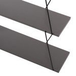ΒΙΒΛΙΟΘΗΚΗ ΜΙΝΙ TARS HM2241.20 ΓΚΡΙ ΜΕΛΑΜΙΝΗ-ΜΑΥΡΕΣ ΜΕΤΑΛ. ΒΕΡΓΕΣ 65x22-24x146Υεκ. ΒΙΒΛΙΟΘΗΚΗ ΜΙΝΙ TARS HM2241.20 ΓΚΡΙ ΜΕΛΑΜΙΝΗ-ΜΑΥΡΕΣ ΜΕΤΑΛ. ΒΕΡΓΕΣ 65x22-24x146Υεκ.