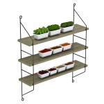 ΡΑΦΙΕΡΑ ΤΟΙΧΟΥ ACHALA ΜΕΛΑΜΙΝΗΣ HM9185.12 OLIVE GREY 60x15x68Y εκ. ΡΑΦΙΕΡΑ ΤΟΙΧΟΥ ACHALA ΜΕΛΑΜΙΝΗΣ HM9185.12 OLIVE GREY 60x15x68Y εκ.