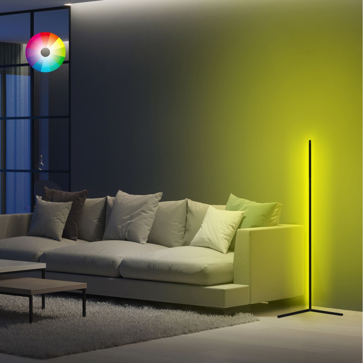 ΦΩΤΙΣΤΙΚΟ ΔΑΠΕΔΟΥ ΜΑΥΡΟ ΜΕ RGB LED & ΑΣΥΡΜΑΤΟ ΧΕΙΡΙΣΤΗΡΙΟ HM7309 30x30x120 εκ. ΦΩΤΙΣΤΙΚΟ ΔΑΠΕΔΟΥ ΜΑΥΡΟ ΜΕ RGB LED & ΑΣΥΡΜΑΤΟ ΧΕΙΡΙΣΤΗΡΙΟ HM7309 30x30x120 εκ.