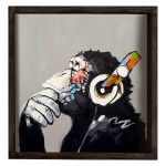 ΠΙΝΑΚΑΣ MDF FUNKY MONKEY HM7330 33x33 εκ. ΠΙΝΑΚΑΣ MDF FUNKY MONKEY HM7330 33x33 εκ.