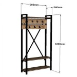 ΕΠΙΠΛΟ ΕΙΣΟΔΟΥ HM8943.01 NATURAL WOOD & ΜΑΥΡΟ 90x34x180 εκ. ΕΠΙΠΛΟ ΕΙΣΟΔΟΥ HM8943.01 NATURAL WOOD & ΜΑΥΡΟ 90x34x180 εκ.