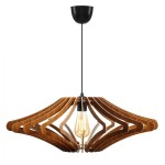 ΦΩΤΙΣΤΙΚΟ ΟΡΟΦΗΣ ΞΥΛΙΝΟ ΚΡΕΜΑΣΤΟ ΚΑΡΥΔΙ HM7351.01 Φ47x55Υ εκ.