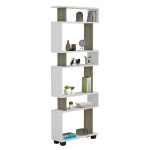ΒΙΒΛΙΟΘΗΚΗ ΜΕΛΑΜΙΝΗΣ OWLOLIVE GREY ΛΕΥΚΟ 60x19,5x165Yεκ.HM8923.11 ΒΙΒΛΙΟΘΗΚΗ ΜΕΛΑΜΙΝΗΣ OWLOLIVE GREY ΛΕΥΚΟ 60x19,5x165Yεκ.HM8923.11