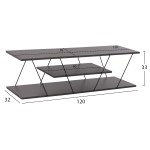 ΕΠΙΠΛΟ ΤΗΛΕΟΡΑΣΗΣ TARS HM8922.20 ΜΕΛΑΜΙΝΗ ΓΚΡΙ 120x32x33Yεκ. ΕΠΙΠΛΟ ΤΗΛΕΟΡΑΣΗΣ TARS HM8922.20 ΜΕΛΑΜΙΝΗ ΓΚΡΙ 120x32x33Yεκ.