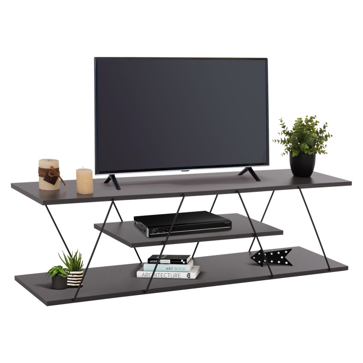 ΕΠΙΠΛΟ ΤΗΛΕΟΡΑΣΗΣ TARS HM8922.20 ΜΕΛΑΜΙΝΗ ΓΚΡΙ 120x32x33Yεκ. ΕΠΙΠΛΟ ΤΗΛΕΟΡΑΣΗΣ TARS HM8922.20 ΜΕΛΑΜΙΝΗ ΓΚΡΙ 120x32x33Yεκ.