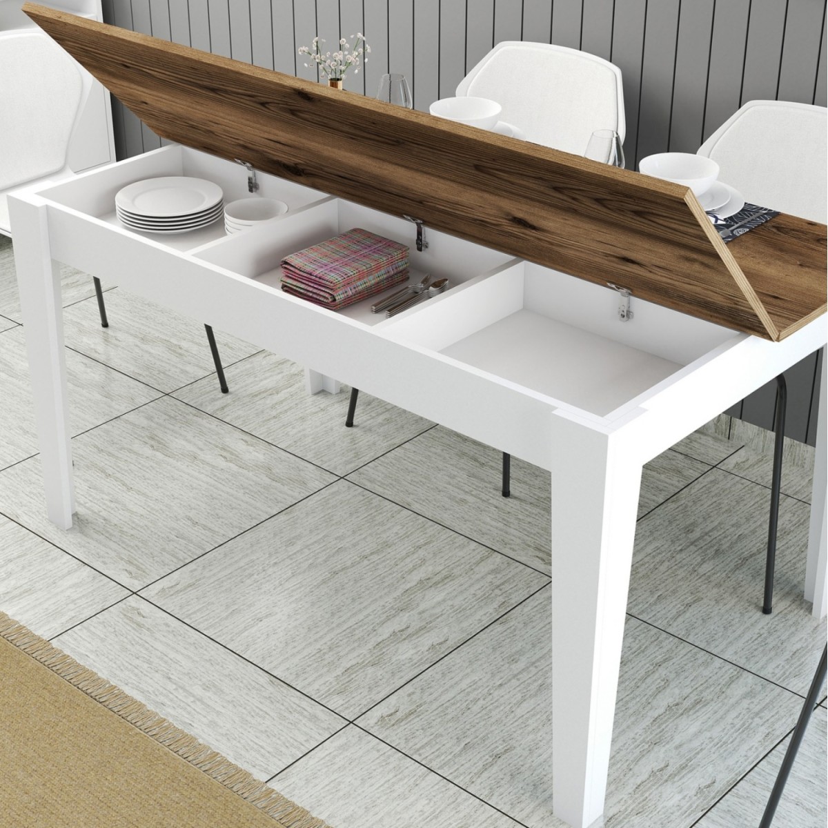 ΤΡΑΠΕΖΙ ΤΡΑΠΕΖΑΡΙΑΣ STANDARD HM9507.07 ΜΕΛΑΜΙΝΗ ΛΕΥΚΗ-ΚΑΡΥΔΙ ΜΕ ΑΠΟΘ.ΧΩΡΟ 145x88x75Yεκ. ΤΡΑΠΕΖΙ ΤΡΑΠΕΖΑΡΙΑΣ STANDARD HM9507.07 ΜΕΛΑΜΙΝΗ ΛΕΥΚΗ-ΚΑΡΥΔΙ ΜΕ ΑΠΟΘ.ΧΩΡΟ 145x88x75Yεκ.
