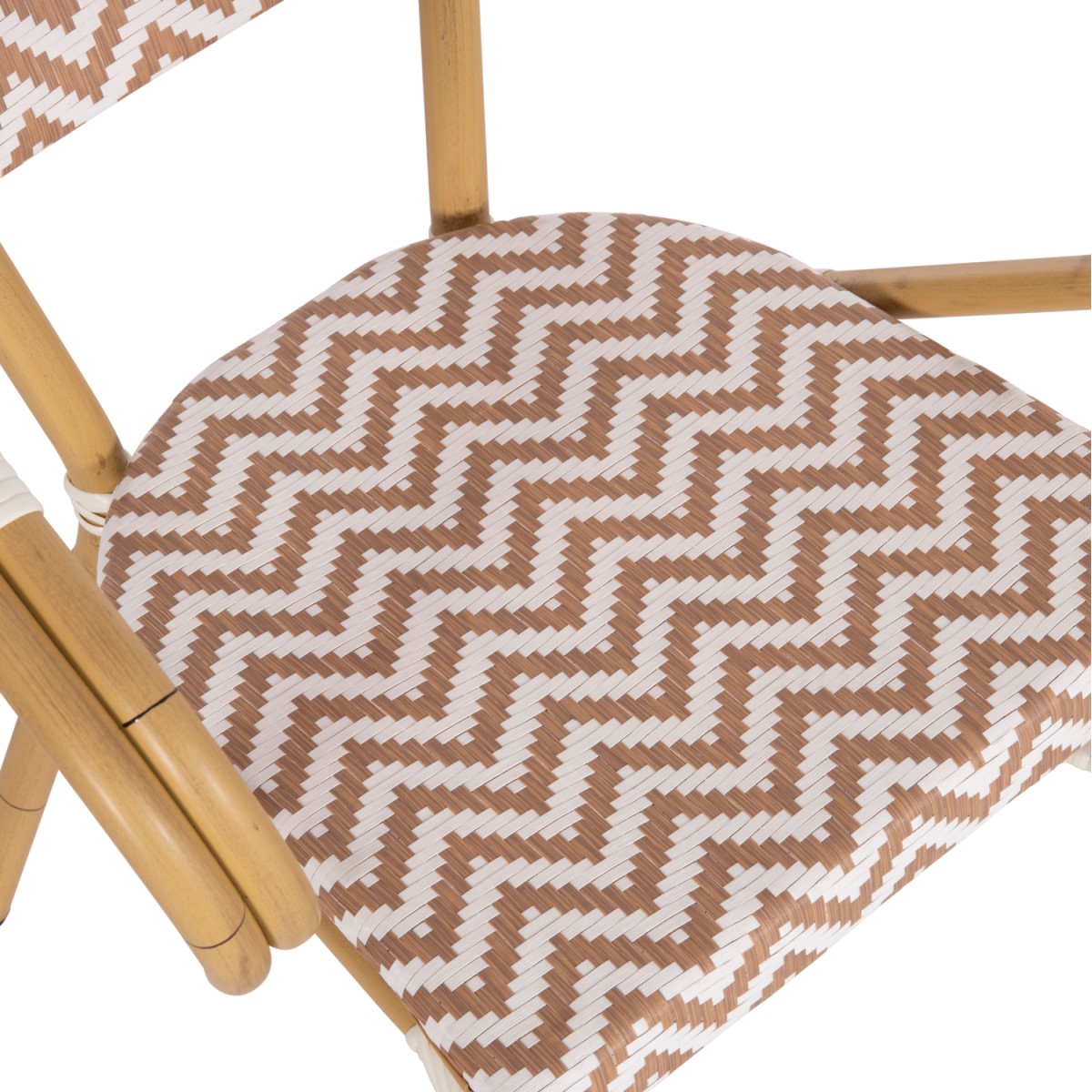 ΠΟΛΥΘΡΟΝΑ BAMBOO LOOK HM5861.03 ΚΑΦΕ-ΛΕΥΚΟ 58.5x58x82Υεκ. ΠΟΛΥΘΡΟΝΑ BAMBOO LOOK HM5861.03 ΚΑΦΕ-ΛΕΥΚΟ 58.5x58x82Υεκ.