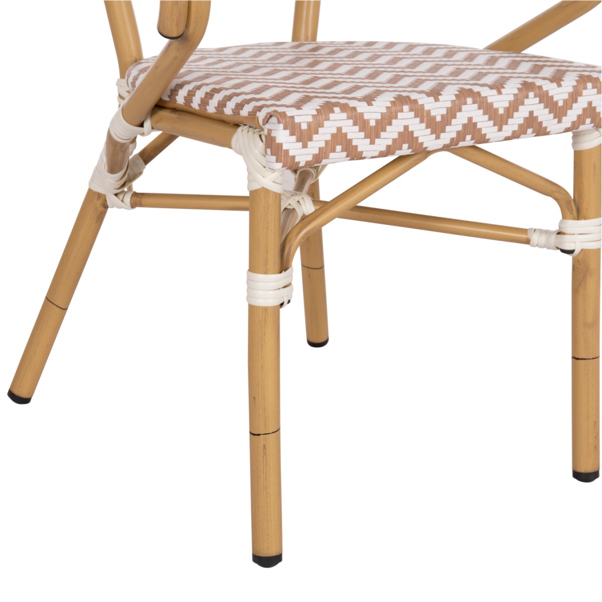 ΠΟΛΥΘΡΟΝΑ BAMBOO LOOK HM5861.03 ΚΑΦΕ-ΛΕΥΚΟ 58.5x58x82Υεκ. ΠΟΛΥΘΡΟΝΑ BAMBOO LOOK HM5861.03 ΚΑΦΕ-ΛΕΥΚΟ 58.5x58x82Υεκ.