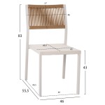 ΚΑΡΕΚΛΑ ΑΛΟΥΜΙΝΙΟΥ ΛΕΥΚΗ ΜΠΕΖ RATTAN & TEXTLINE HM5921.02 46x55,5x83Yεκ. ΚΑΡΕΚΛΑ ΑΛΟΥΜΙΝΙΟΥ ΛΕΥΚΗ ΜΠΕΖ RATTAN & TEXTLINE HM5921.02 46x55,5x83Yεκ.