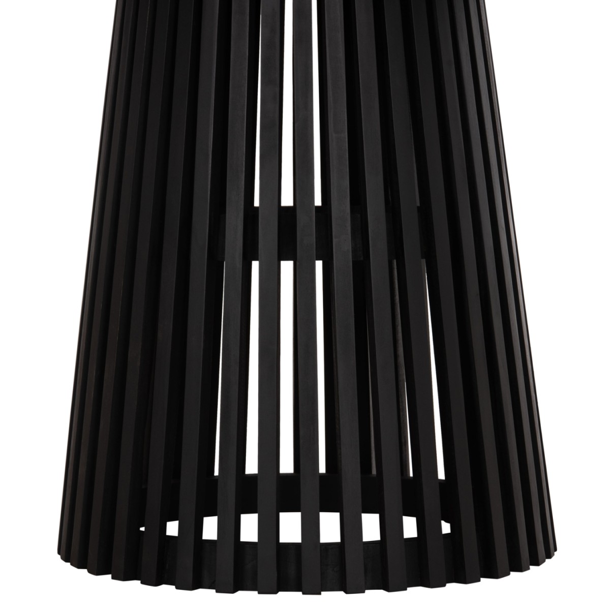 ΤΡΑΠΕΖΙ ΤΡΑΠΕΖΑΡΙΑΣ ΣΤΡΟΓΓΥΛΟ FRANTZ HM9388.02 ΜΑΣΙΦ ΞΥΛΟ MINDI BLACK Φ118x79Υεκ.