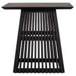 ΤΡΑΠΕΖΙ ΤΡΑΠΕΖΑΡΙΑΣ ΤΕΤΡΑΓΩΝΟ FRANTZ HM9458.02 MINDI ΞΥΛΟ ΜΑΥΡΟ 80x80x78Yεκ.