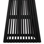 ΤΡΑΠΕΖΙ ΤΡΑΠΕΖΑΡΙΑΣ ΤΕΤΡΑΓΩΝΟ FRANTZ HM9458.02 MINDI ΞΥΛΟ ΜΑΥΡΟ 80x80x78Yεκ.