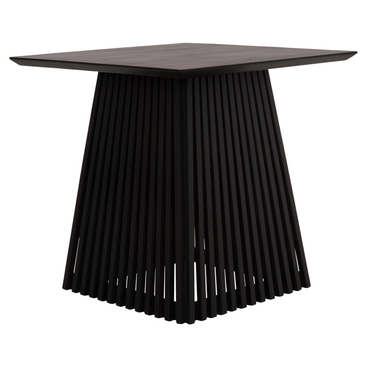 ΤΡΑΠΕΖΙ ΤΡΑΠΕΖΑΡΙΑΣ ΤΕΤΡΑΓΩΝΟ FRANTZ HM9458.02 MINDI ΞΥΛΟ ΜΑΥΡΟ 80x80x78Yεκ.