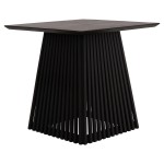 ΤΡΑΠΕΖΙ ΤΡΑΠΕΖΑΡΙΑΣ ΤΕΤΡΑΓΩΝΟ FRANTZ HM9458.02 MINDI ΞΥΛΟ ΜΑΥΡΟ 80x80x78Yεκ.