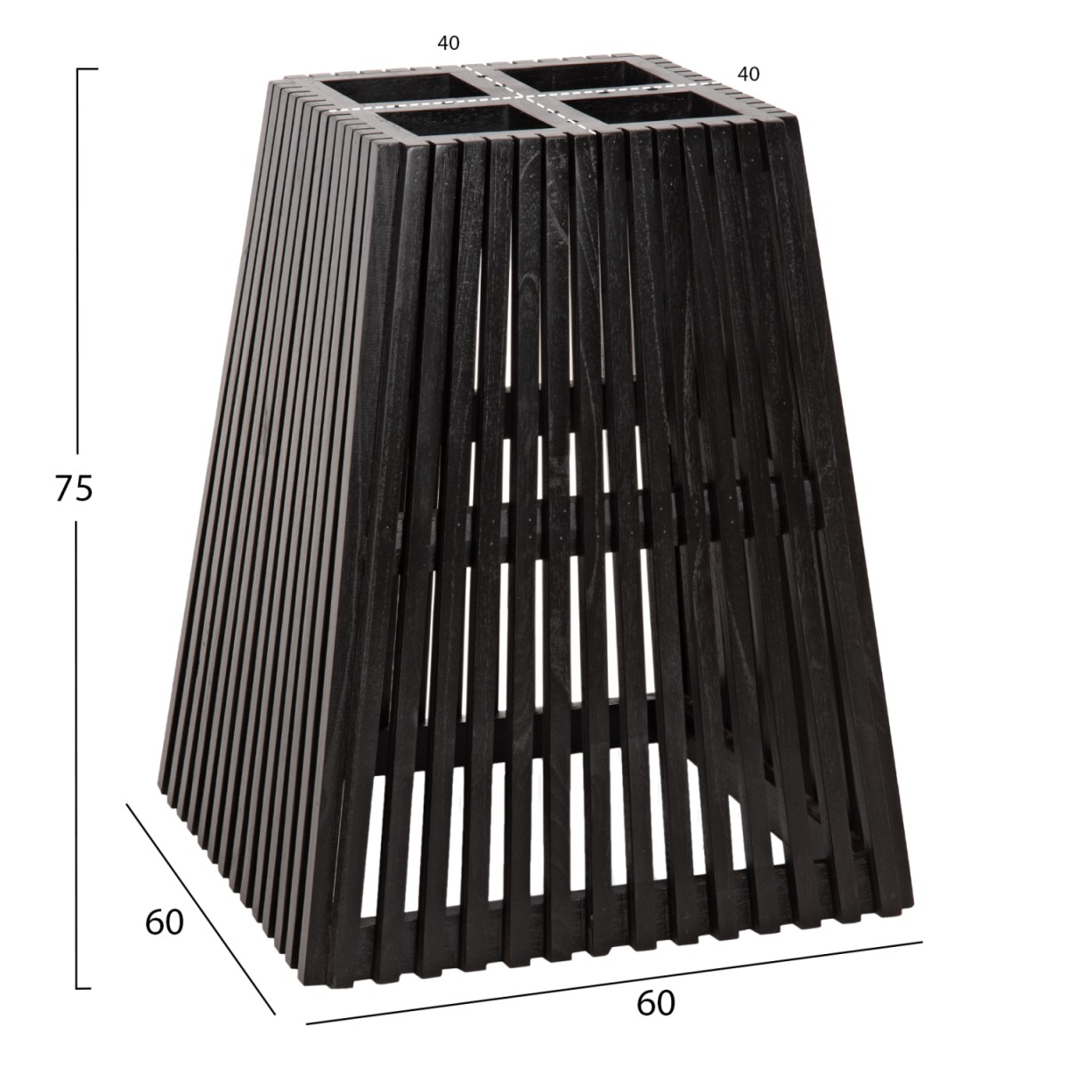 ΒΑΣΗ ΤΡΑΠΕΖΙΟΥ ΕΣΩΤ.ΧΩΡΟΥ ΤΕΤΡΑΓΩΝΗ FRANTZ HM9460.02 ΞΥΛΟ MINDI ΣΕ ΜΑΥΡΟ 60x60x75Y εκ. ΒΑΣΗ ΤΡΑΠΕΖΙΟΥ ΕΣΩΤ.ΧΩΡΟΥ ΤΕΤΡΑΓΩΝΗ FRANTZ HM9460.02 ΞΥΛΟ MINDI ΣΕ ΜΑΥΡΟ 60x60x75Y εκ.