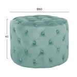 ΣΚΑΜΠΟ KASSIE ΦΥΣΤΙΚΙ ΒΕΛΟΥΔΟ ΤΥΠΟΥ CHESTERFIELD HM8406.07 Φ60X43Υ εκ. ΣΚΑΜΠΟ KASSIE ΦΥΣΤΙΚΙ ΒΕΛΟΥΔΟ ΤΥΠΟΥ CHESTERFIELD HM8406.07 Φ60X43Υ εκ.