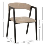 ΣΕΤ ΤΡΑΠΕΖΑΡΙΑΣ JAY 5ΤΜΧ HM9529.02 ΚΑΡΥΔΙ ΤΡΑΠΕΖΙ-ΜΠΕΖ ΚΑΡΕΚΛΕΣ 120x70x76Yεκ. ΣΕΤ ΤΡΑΠΕΖΑΡΙΑΣ JAY 5ΤΜΧ HM9529.02 ΚΑΡΥΔΙ ΤΡΑΠΕΖΙ-ΜΠΕΖ ΚΑΡΕΚΛΕΣ 120x70x76Yεκ.