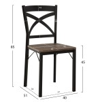 ΣΕΤ ΤΡΑΠΕΖΑΡΙΑΣ GOOSE 5ΤΜΧ HM9530.01 MDF ΚΑΡΥΔΙ-ΜΕΤΑΛΛΟ ΜΑΥΡΟ 120x80x75Yεκ. ΣΕΤ ΤΡΑΠΕΖΑΡΙΑΣ GOOSE 5ΤΜΧ HM9530.01 MDF ΚΑΡΥΔΙ-ΜΕΤΑΛΛΟ ΜΑΥΡΟ 120x80x75Yεκ.