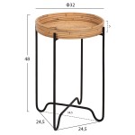 ΤΡΑΠΕΖΑΚΙ ΒΟΗΘΗΤΙΚΟ FLY HM7905 RATTAN ΦΥΣΙΚΟ ΧΡΩΜΑ-ΜΕΤΑΛΛΙΚΗ ΒΑΣΗ ΜΑΥΡΗ Φ32x48Yεκ. ΤΡΑΠΕΖΑΚΙ ΒΟΗΘΗΤΙΚΟ FLY HM7905 RATTAN ΦΥΣΙΚΟ ΧΡΩΜΑ-ΜΕΤΑΛΛΙΚΗ ΒΑΣΗ ΜΑΥΡΗ Φ32x48Yεκ.