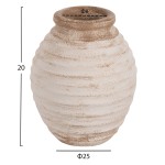 ΔΙΑΚΟΣΜΗΤΙΚΟ ΒΑΖΟ PYDNA HM7940 ΤΕΡΑΚΟΤΑ ΣΕ ANTIQUE ΛΕΥΚΟ ΜΠΕΖ ΧΡΩΜΑ Φ20x25Y εκ. ΔΙΑΚΟΣΜΗΤΙΚΟ ΒΑΖΟ PYDNA HM7940 ΤΕΡΑΚΟΤΑ ΣΕ ANTIQUE ΛΕΥΚΟ ΜΠΕΖ ΧΡΩΜΑ Φ20x25Y εκ.