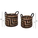 ΣΕΤ ΔΙΑΚΟΣΜΗΤΙΚΑ ΚΑΛΑΘΙΑ HM7846.02 ΑΠΟ MENDONG GRASS ΣΕ ΜΑΥΡΟ-ΦΥΣΙΚΟ Φ36x32-40Υεκ. ΣΕΤ ΔΙΑΚΟΣΜΗΤΙΚΑ ΚΑΛΑΘΙΑ HM7846.02 ΑΠΟ MENDONG GRASS ΣΕ ΜΑΥΡΟ-ΦΥΣΙΚΟ Φ36x32-40Υεκ.
