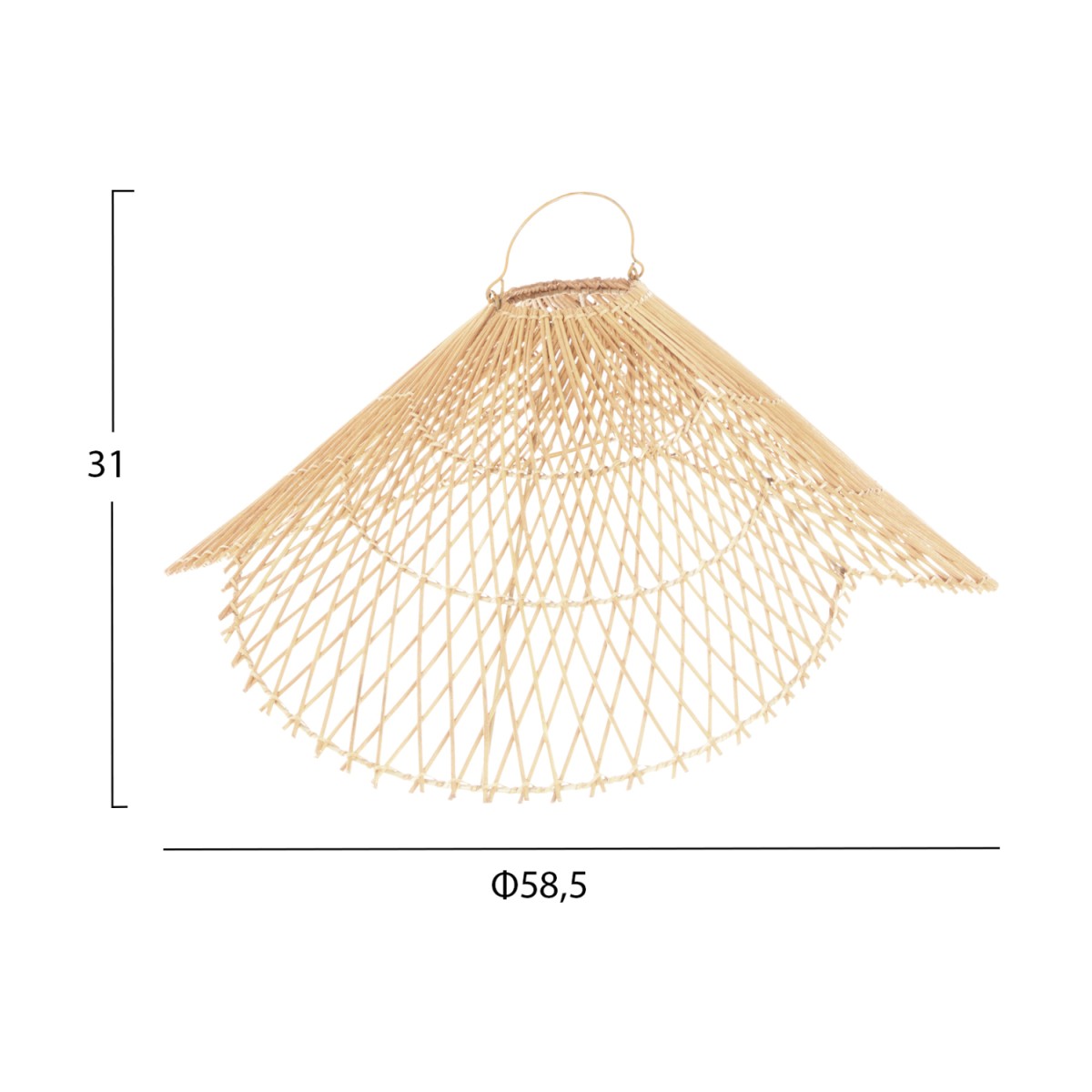 ΦΩΤΙΣΤΙΚΟ ΟΡΟΦΗΣ ΚΡΕΜΑΣΤΟ HM7878.02 RATTAN ΣΕ ΦΥΣΙΚΟ ΧΡΩΜΑ Φ58,5x31Yεκ ΦΩΤΙΣΤΙΚΟ ΟΡΟΦΗΣ ΚΡΕΜΑΣΤΟ HM7878.02 RATTAN ΣΕ ΦΥΣΙΚΟ ΧΡΩΜΑ Φ58,5x31Yεκ