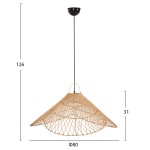 ΦΩΤΙΣΤΙΚΟ ΟΡΟΦΗΣ ΚΡΕΜΑΣΤΟ HM7879.02 RATTAN ΣΕ ΦΥΣΙΚΟ ΧΡΩΜΑ Φ80x126Υ εκ. ΦΩΤΙΣΤΙΚΟ ΟΡΟΦΗΣ ΚΡΕΜΑΣΤΟ HM7879.02 RATTAN ΣΕ ΦΥΣΙΚΟ ΧΡΩΜΑ Φ80x126Υ εκ.