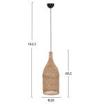 ΦΩΤΙΣΤΙΚΟ ΟΡΟΦΗΣ CARBOY HM7884 ΚΡΕΜΑΣΤΟ ΑΠΟ RATTAN ΣΕ ΦΥΣΙΚΟ ΧΡΩΜΑ Φ28x163,5Yεκ. ΦΩΤΙΣΤΙΚΟ ΟΡΟΦΗΣ CARBOY HM7884 ΚΡΕΜΑΣΤΟ ΑΠΟ RATTAN ΣΕ ΦΥΣΙΚΟ ΧΡΩΜΑ Φ28x163,5Yεκ.