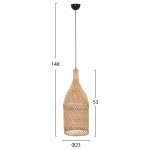 ΦΩΤΙΣΤΙΚΟ ΟΡΟΦΗΣ HM7885 ΚΡΕΜΑΣΤΟ ΑΠΟ RATTAN ΣΕ ΦΥΣΙΚΟ ΧΡΩΜΑ Φ23x148Yεκ. ΦΩΤΙΣΤΙΚΟ ΟΡΟΦΗΣ HM7885 ΚΡΕΜΑΣΤΟ ΑΠΟ RATTAN ΣΕ ΦΥΣΙΚΟ ΧΡΩΜΑ Φ23x148Yεκ.