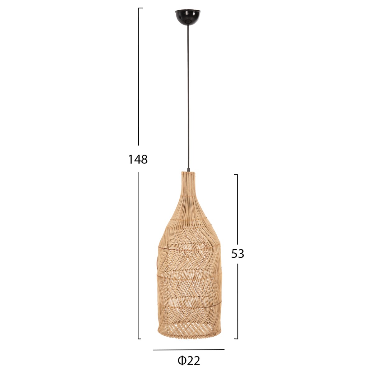 ΦΩΤΙΣΤΙΚΟ ΟΡΟΦΗΣ THEON HM7888 ΚΡΕΜΑΣΤΟ ΑΠΟ RATTAN ΣΕ ΦΥΣΙΚΟ ΧΡΩΜΑ Φ22x148Υ εκ. ΦΩΤΙΣΤΙΚΟ ΟΡΟΦΗΣ THEON HM7888 ΚΡΕΜΑΣΤΟ ΑΠΟ RATTAN ΣΕ ΦΥΣΙΚΟ ΧΡΩΜΑ Φ22x148Υ εκ.